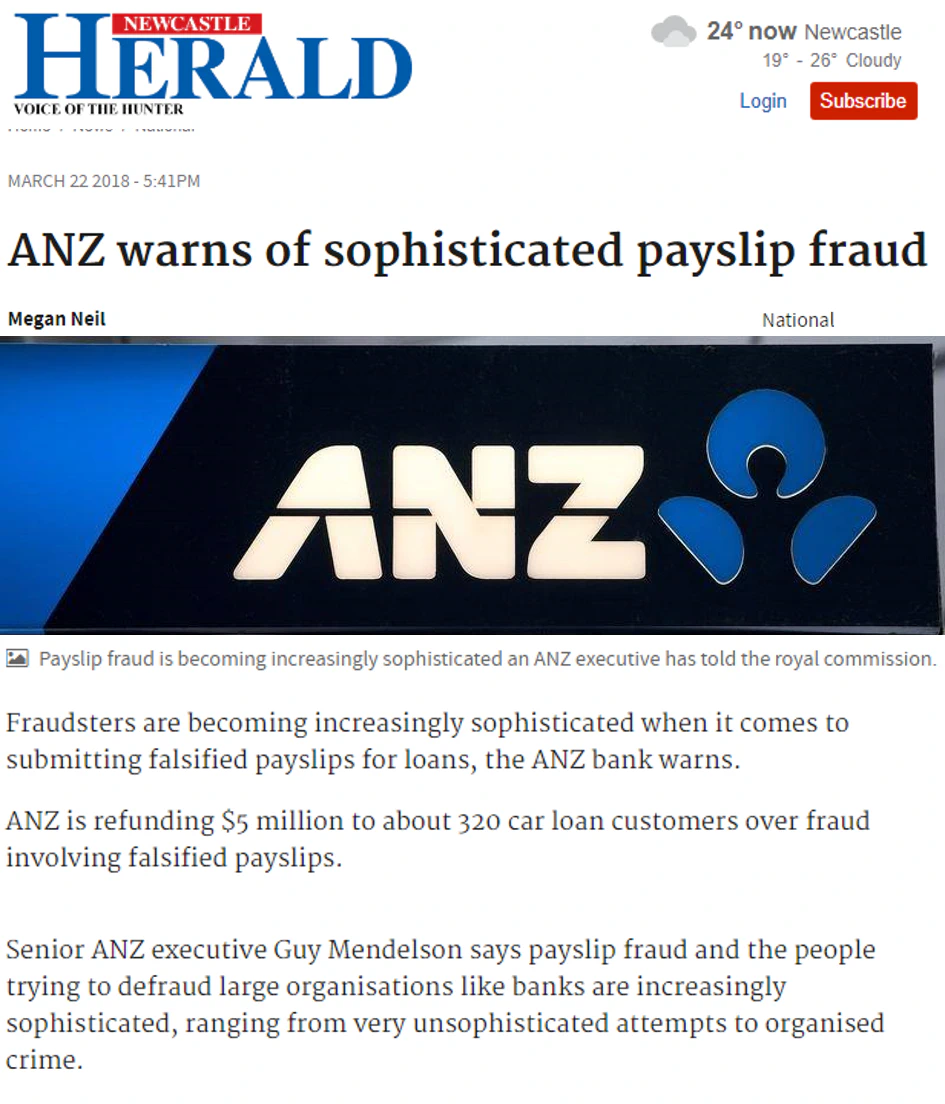 ANZ paylsip fraud