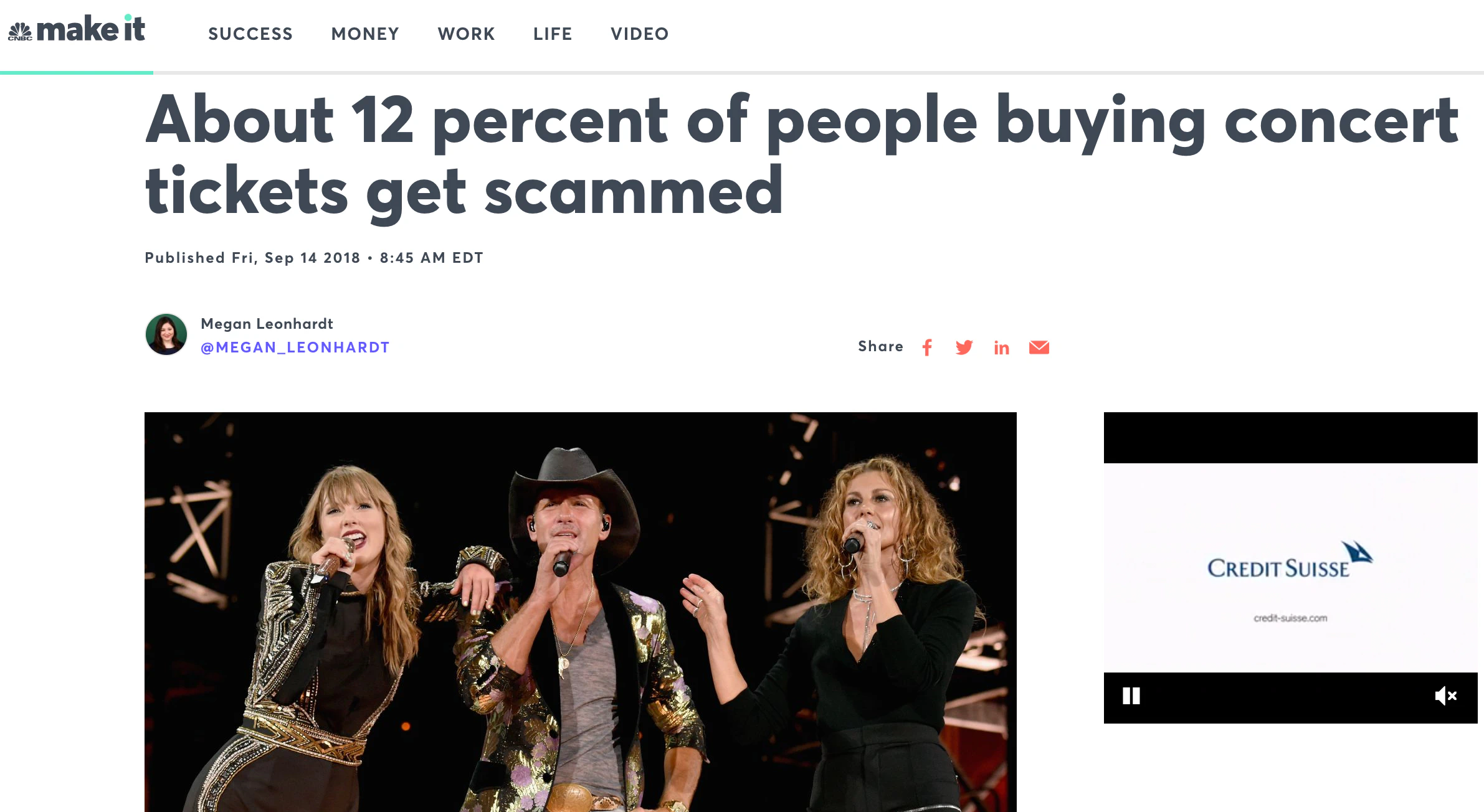 Fake Concert Tickets Fraud