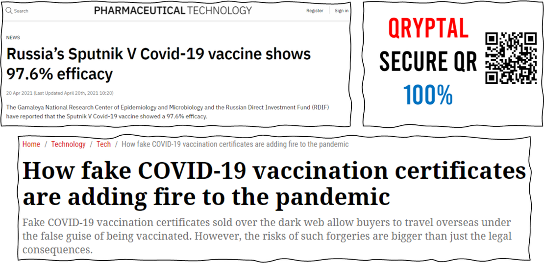 Can Vaccination Certificates beat the 97.6% efficacy of Russia's Sputnik V?