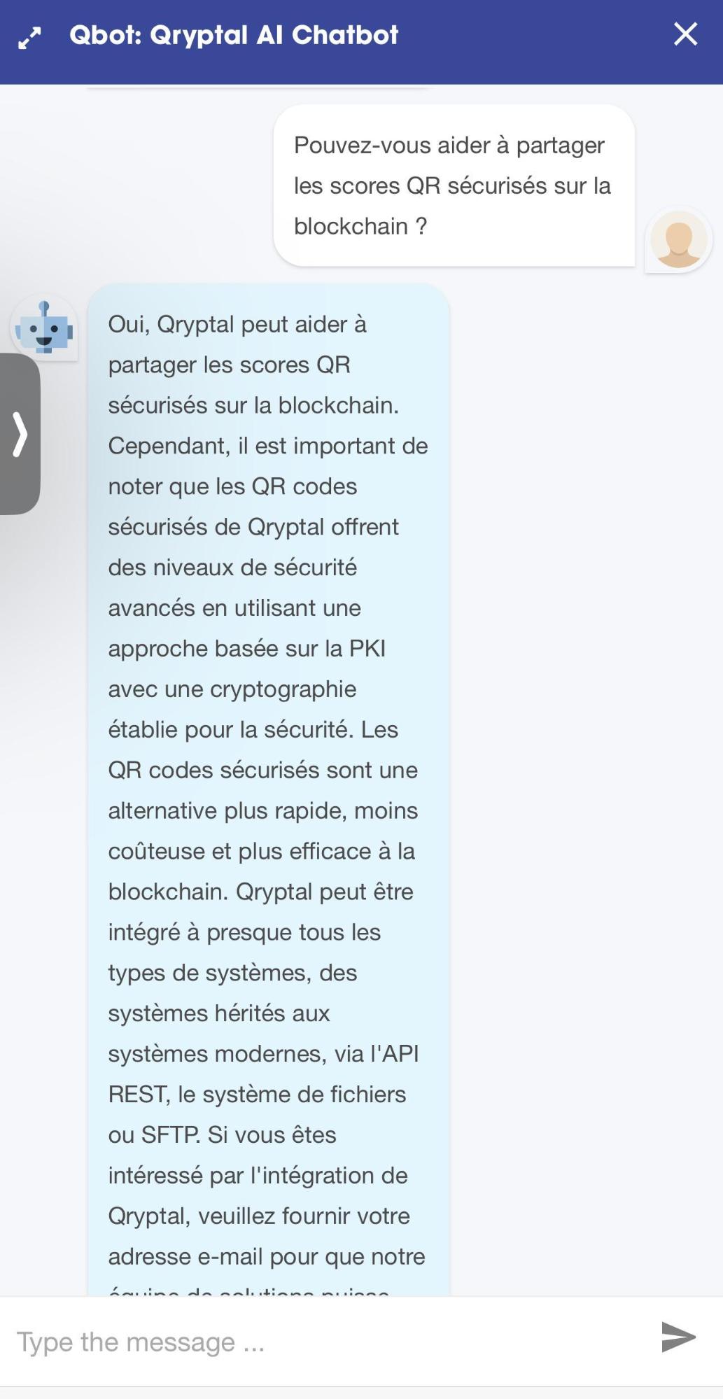 Multilingual Qbot screenshot1