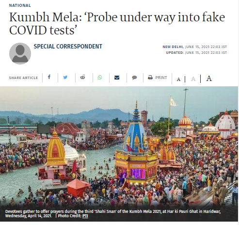 Kumbh Mela in the news